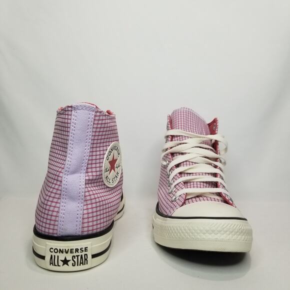Converse Unisex CTAS High Top Sneakers Women Size 11 Plaid A05129F NWT - Picture 7 of 9